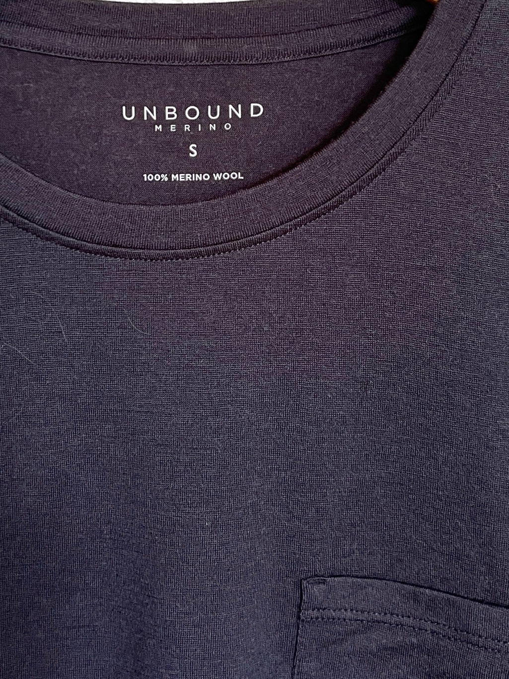 Unbound Merino Women’s Merino Boxy Short Sleeve Pocket Tee Nwot — image 7 of 8
